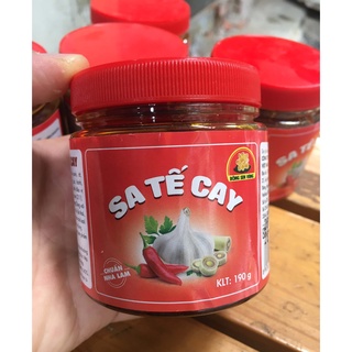 Sa tế cay "chuẩn mẹ nấu" sử dụng nêm vào nước dùng phở, lẩu rất dậy mùi và vị (hũ nhỏ 190gr)