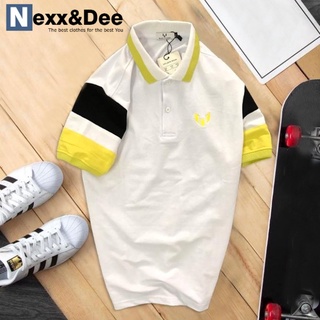 Áo thun polo nam cá sấu có cổ bẻ trẻ trung niên sọc ngang Nexx&amp;Dee -PL39