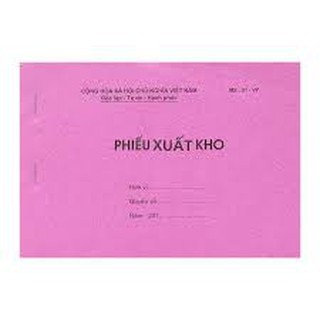 Phiếu nhập kho - xuất kho a5 1 liên giấy pơluya