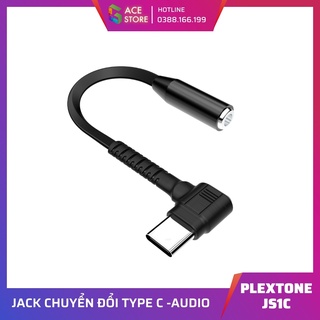 Plextone JS1C | Jack chuyển đổi âm thanh Type C sang 3.5mm