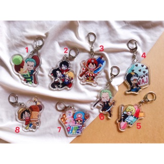 Móc khoá anime One Piece dễ thương phiên bản mới