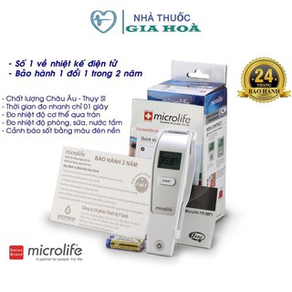 Nhiệt kế hồng ngoại / Nhiệt kế đo trán Microlife FR1MF1 (CHÍNH HÃNG)