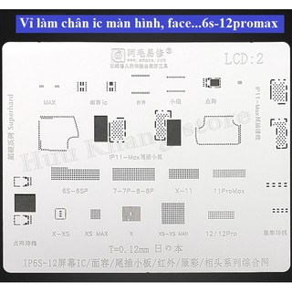 Vỉ làm chân màn hình, face..6s-12 | Amaoe
