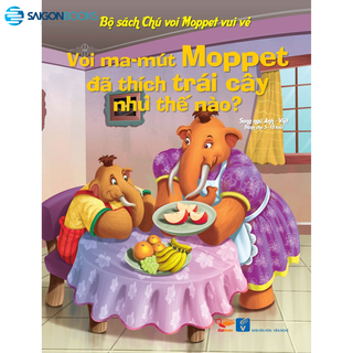 SÁCH - Truyện tranh CHÚ VOI MOPPET VUI VẺ (SONG NGỮ ANH-VIỆT) - Tác giả: Mamoth World