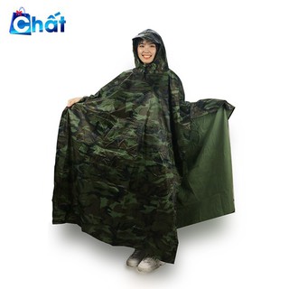 Áo mưa cánh dơi rằn ri vải dù cao cấp
