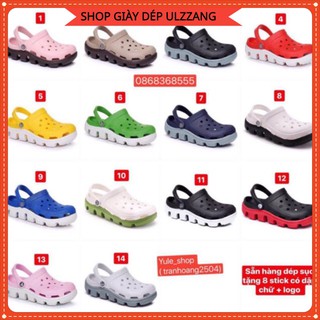 [ XẢ LỖ ] DÉP SỤC CÓ CHỮ VÀ LOGO TẶNG 12 STICKER