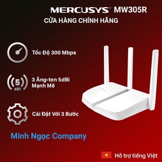 Bộ Phát Wifi Mercusys MW305R Chuẩn N 300Mbps - Hàng Chính Hãng