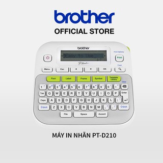 [Mã ELMALL10 giảm 10% đơn 500K] Máy in nhãn để bàn Brother PT-D210