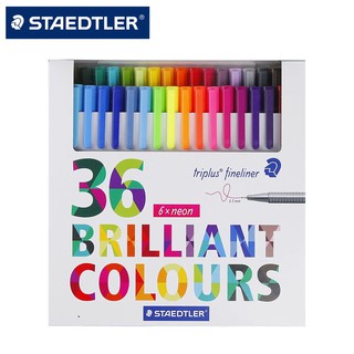 Hộp bút line màu Staedtler 36 Brilliant Colours Fineliner