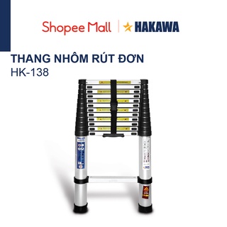 Thang nhôm rút đơn HAKAWA HK138 Sản phẩm chính hãng Bảo hành 2 năm