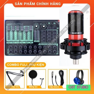 Combo Sound Card H9 2021 Mic Thu Âm K320 Hàng Chính Hãng . Chuyên Thu Âm , Hát Livestream , Live Bigo , Dễ Dàng Lắp Đặt
