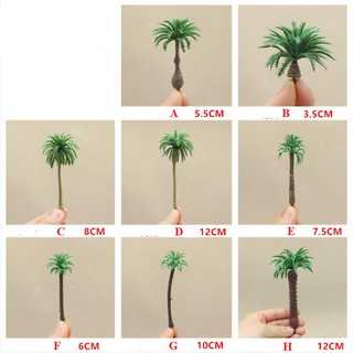 Mô hình các loại cây cọ, cây dừa trang trí tiểu cảnh, sa bàn, bonsai, DIY