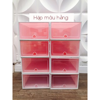 Hộp Đựng Giày Nắp nhựa Cứng Trong Suốt, Hộp Đựng Giày Chống Bụi Bẩn Tiện Lợi
