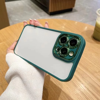 Ốp Màu sắc sang trọng ốp lưng điện thoại mạ tương thích Cho iPhone 13 PRO MAX 12 PRO MAX 11 PRO MAX MAX Ốp lưng acrylic trong suốt