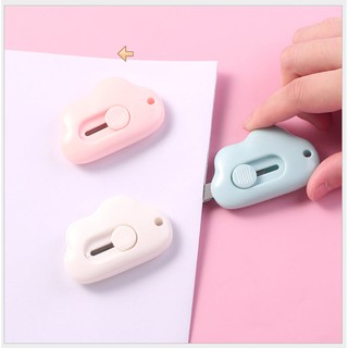 [HCM} Dao rọc giấy hình đám mây | dao cắt nhỏ Mini Đa Năng Tiện Dụng mang theo