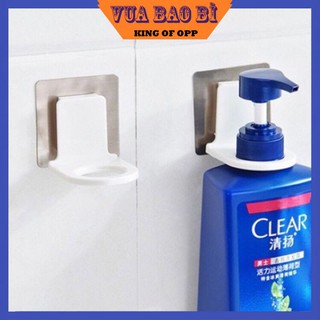Móc treo chai dầu gội sữa tắm dán tường thông minh, giá treo - VUA BAO BÌ