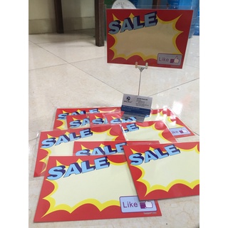 ( Ưu đãi lớn) tái sử dụng- Giấy Sale A5 in màu sắc đẹp tươi sáng 2 mặt, có thể viết xóa, tái sử dụng nhiều lần.