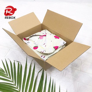Hộp 25x20x12 cm - 20 hộp carton trơn giá rẻ dày 2 đáy