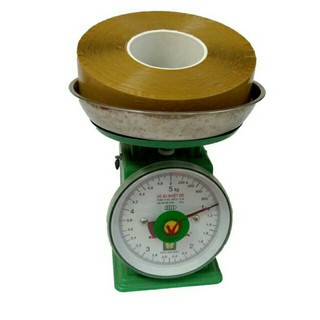 [ SALE TƯNG BỪNG]  Băng dính 1kg 1cuộn lõi 5mm loại đục vàng, siêu tiết kiệm thích hợp cho các shop đóng hàng.