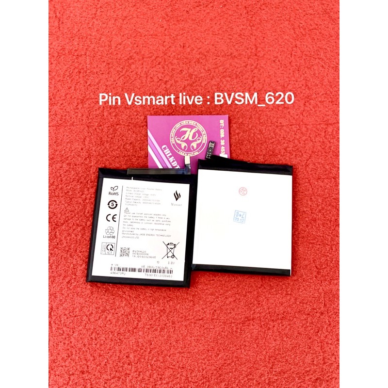 pin Vsmart live : BVSM-620