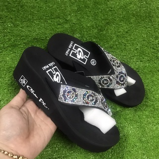 Dép xốp quai kẹp đế cao 5p MS84
