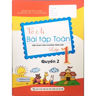 Sách - Vở ô li bài tập Toán lớp 1 - Quyển 2 (KV34)