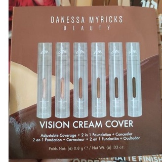 [Mỹ] Mẫu thử Set 6 Màu Kem Nền kết hợp Che Khuyết Điểm Vision Cream Cover Sample