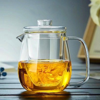 ấm lọc thuỷ tinh bầu cao 600ml