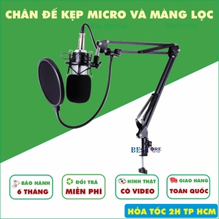 Chân Đế Kẹp Bàn Gắn Mic Thu Âm, Giá Đỡ Micro Livestream