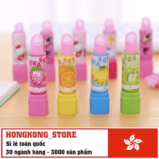 Cục Tẩy Bút Chì Hình Cây Son Môi Độc Đáo - Cục Gôm Tẩy Văn Phòng Phẩm Cho Bé