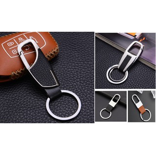 Móc khóa xe máy ô tô siêu đẹp chất liệu inox chốt cài lưng quần