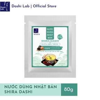 Nước Dùng Shira Dashi Nhật Bản Cao Cấp (Vị thanh) Dashi Lab 80g/gói