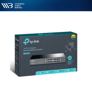 Bộ Chia Mạng Switch 16 Cổng RJ45 Tp-Link TL-SG1016D Tốc Độ 10/100/1000Mbps - Hàng Chính Hãng