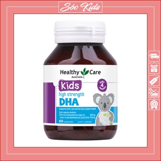 DHA Healthy Care Viên Uống Bổ Sung DHA Cho Bé Từ 4 Tháng Tuổi - CHUẨN ÚC | MẪU MỚI | DATE 2024 | 60 VIÊN | SÓC KIDS