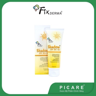 Gel chống nắng da mặt dành cho da nhạy cảm Fixderma Shadow SPF30+ Gel 75g