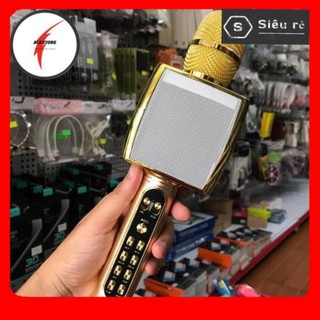 Micro Karaoke Bluetooth YS-91 Mic không dây có chỉnh giọng hỗ trợ ghi âm thẻ nhớ bass chuẩn BH6 tháng (PD290377)