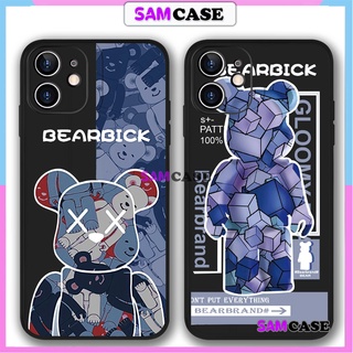 Ốp lưng iPhone Gấu Bear Cute cạnh viền vuông silicon mềm dẻo cho iphone 6/6s/7/8/X/Xr/XS/XR/11/12/13/14 Pro Plus Max