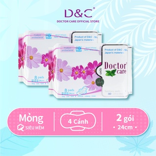 Băng vệ sinh thảo dược Doctor Care ban ngày 24cm Combo 2 gói