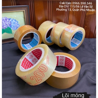 Cuộn Băng Keo Trong / Đục | 100 yard (200g) và 200 yard (300g) | (1 cuộn)