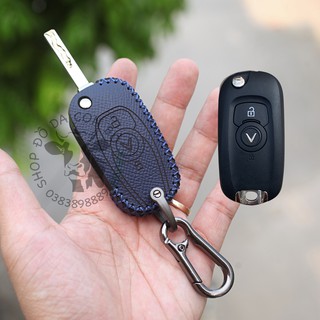 [Mã LIFEAU5SALE giảm 10% đơn 50K] Bao da chìa khoá Vinfast Fadil handmade da thật 001
