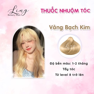 [ TẨY TÓC ] Thuốc nhuộm tóc màu VÀNG BẠCH KIM
