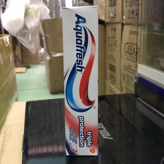 Combo 10 kem đánh răng aquafresh màu xanh bạc hà frest mint