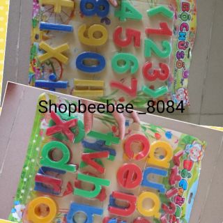 Bảng chữ cái và bảng số nhựa to