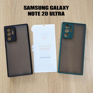 Bộ miếng dán chống xước màn hình PPF Note 20 Ultra - Ốp lưng viền camera Galaxy Note 20 Ultra
