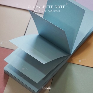 Giấy ghi chú màu trơn bản tệp xé - Ci’s Palette Note (tear-of)