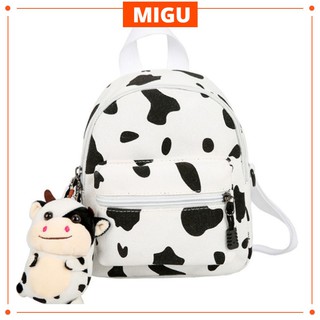 Balo học sinh giá rẻ - Balo bò sữa thời trang hàn quốc siêu dễ thương MIGU.VN