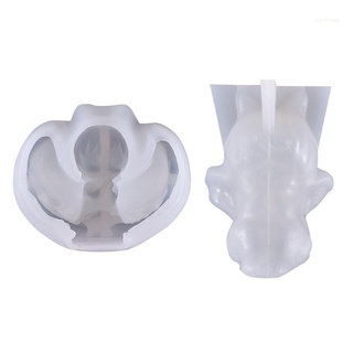 Khuôn silicone làm nến thơm hình thiên thần DIY