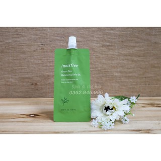[Sample] Nước Hoa Hồng Innisfree Green Tea Balancing Skin EX 10ml