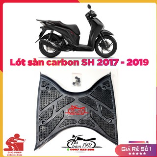 Thảm Lót Chân  SH 2017 - 2019 (Miếng Lót Chân) Sơn Vân Carbon - Chính Hãng Artistar
