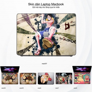 Skin dán Macbook mẫu One Piece (đã cắt sẵn, inbox mã máy cho shop)